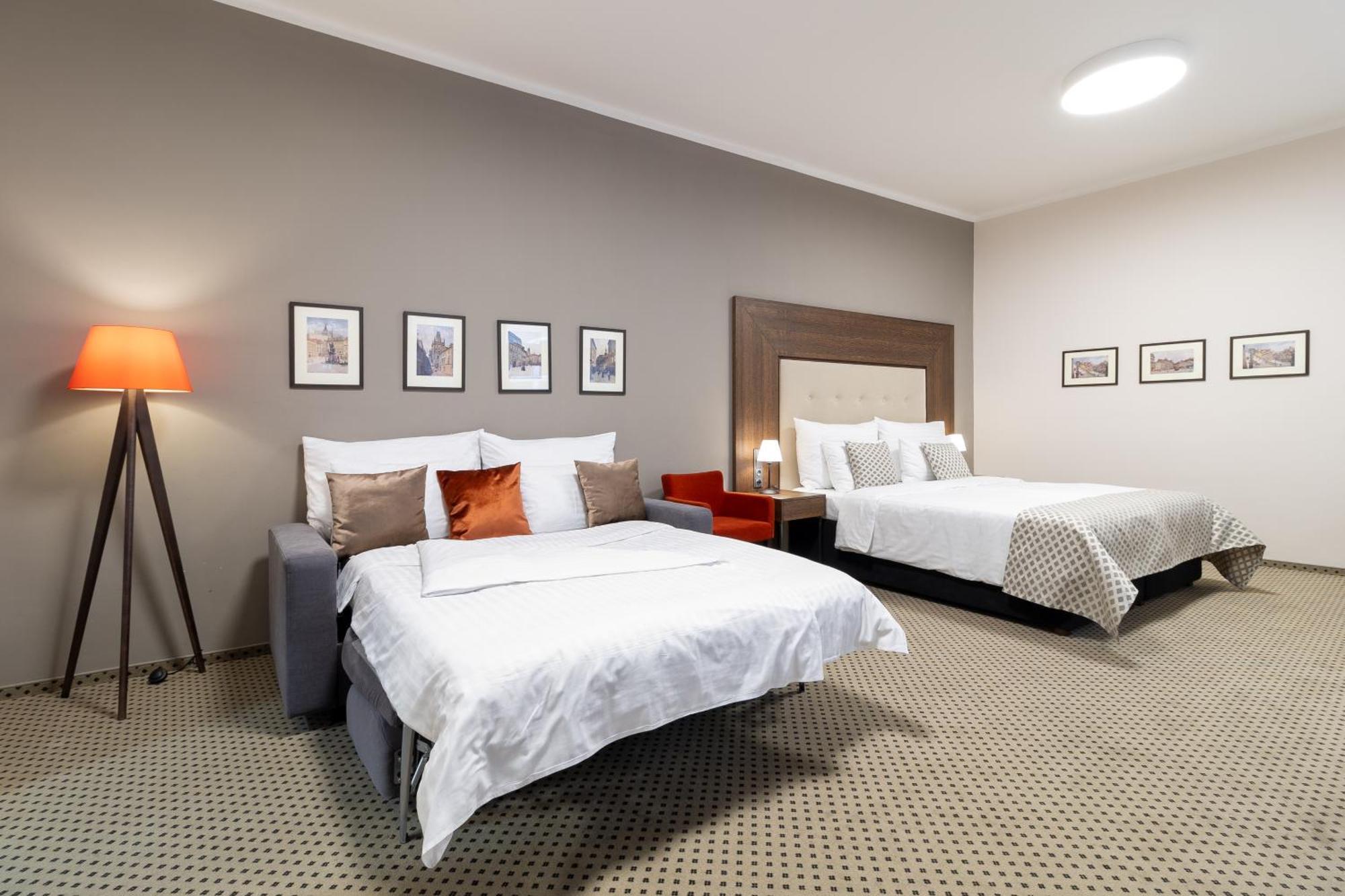 Hotel Ikona Prag Oda fotoğraf