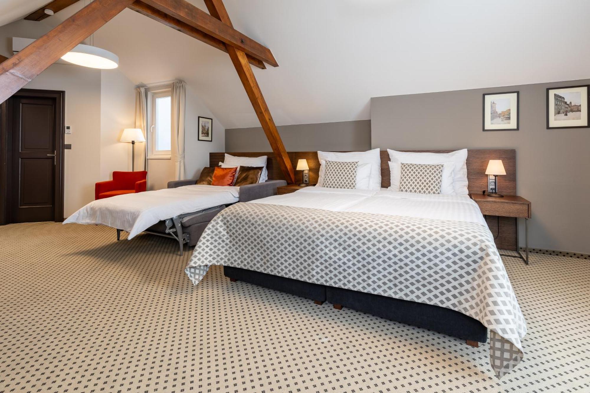 Hotel Ikona Prag Oda fotoğraf
