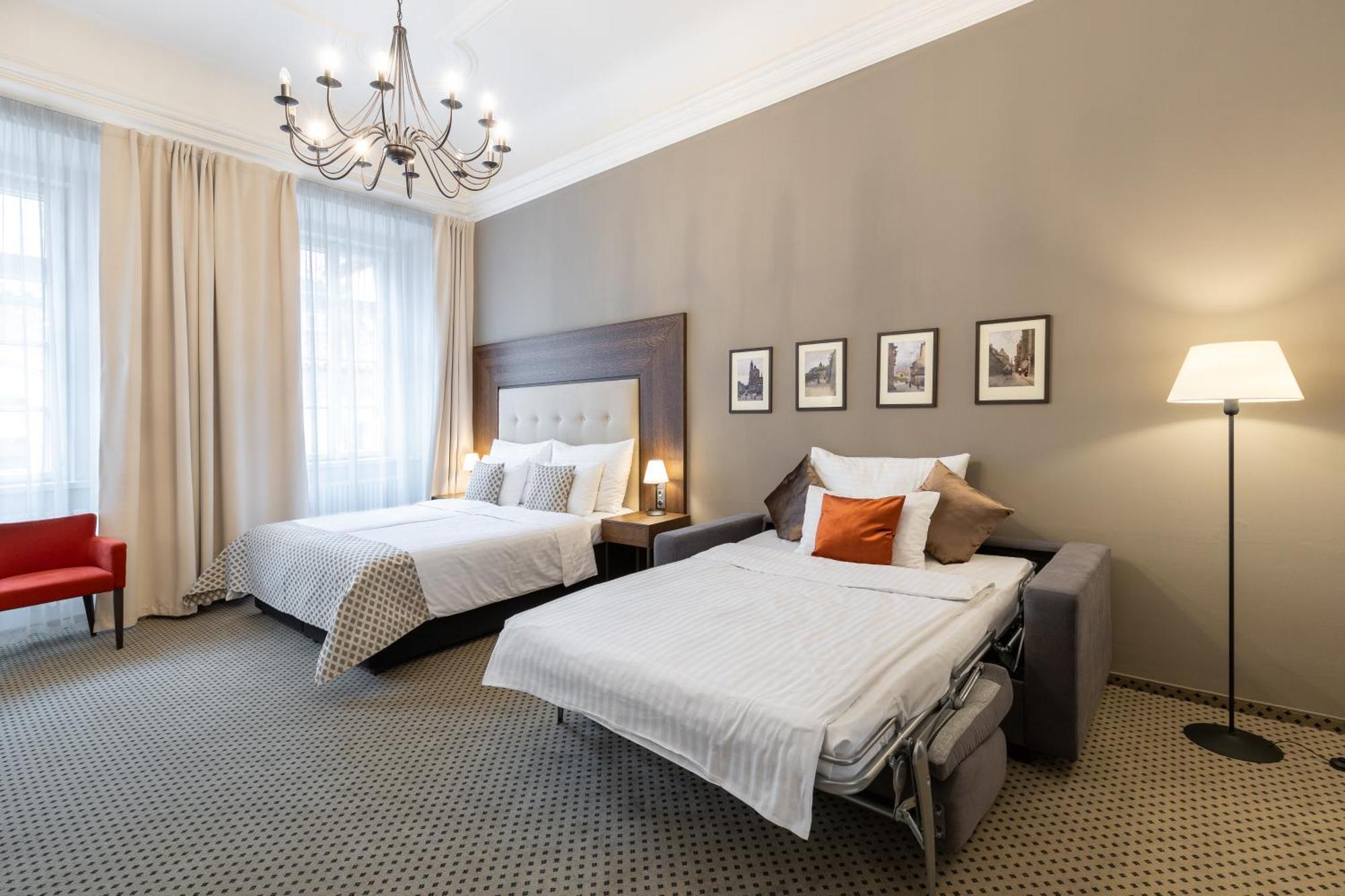 Hotel Ikona Prag Oda fotoğraf